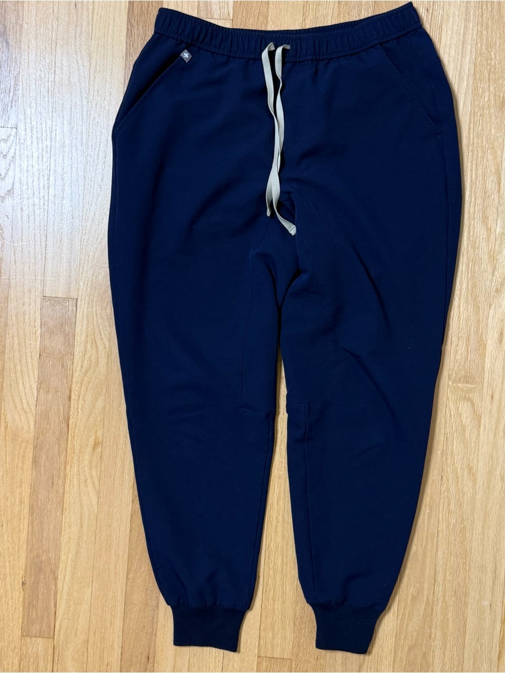 FIGS Tansen Jogger Scrub Pants Mens Medium Navy Blue Medical Healthcare Stretch
